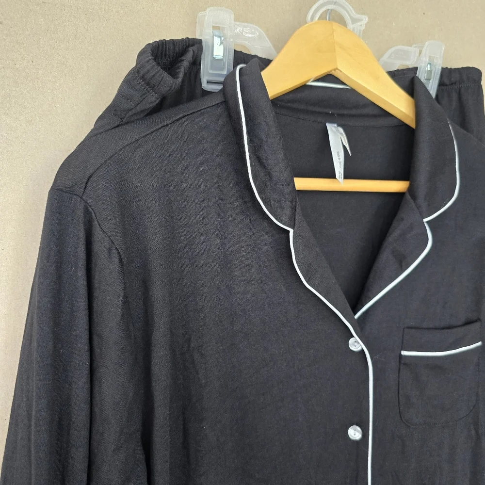 Nwt Flora by Flora Nikrooz Women's Annie 2 Piece Notch Long Sleeve Top and K… - Picture 3 of 10